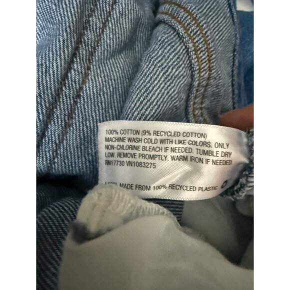 Universal Threads Jeans Womens Size 18/32R Blue Relaxed Wide Leg High Waisted - Picture 6 of 6